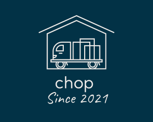 Moving Company - Gray Truck Warehouse logo design