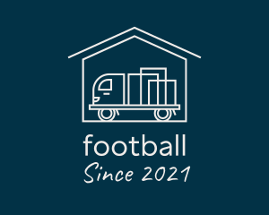 Moving - Gray Truck Warehouse logo design