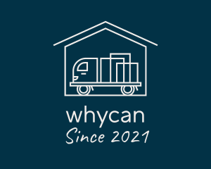 Freight - Gray Truck Warehouse logo design