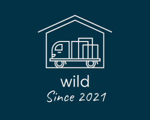 Gray Truck Warehouse logo design