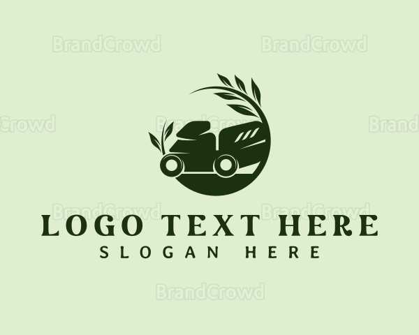 Lawn Mower Garden Logo