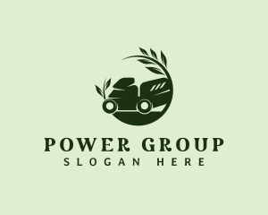 Lawn Mower Garden Logo