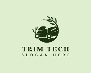 Trimmer - Lawn Mower Garden logo design