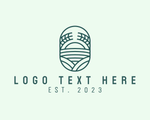 Field - Farmer Field Agriculture logo design