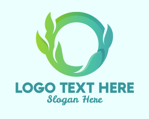 Circle - Underwater Plant Circle logo design