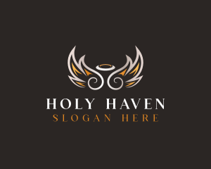 Holy Halo Wings logo design