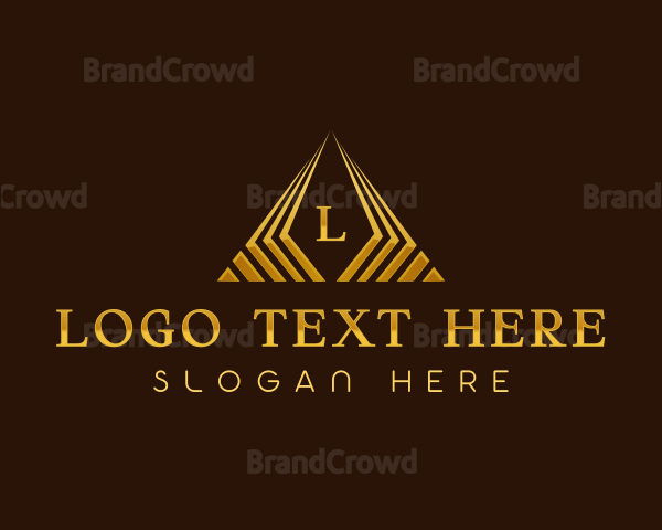 Premium Triangle Pyramid Logo