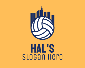 Buildings - Volleyball Building City logo design