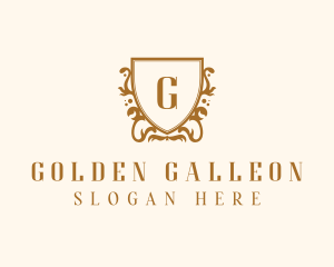 Golden Shield Boutique logo design