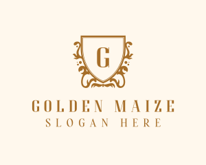 Golden Shield Boutique logo design