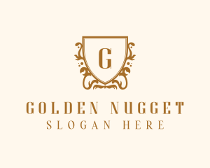 Golden Shield Boutique logo design