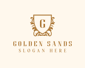 Golden Shield Boutique logo design