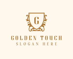 Golden Shield Boutique logo design