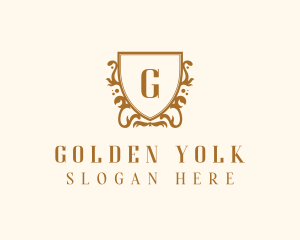 Golden Shield Boutique logo design