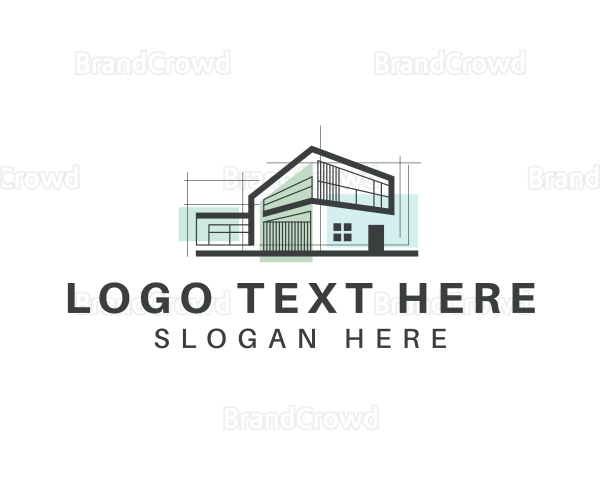 Housing Architecture Property Developer Logo