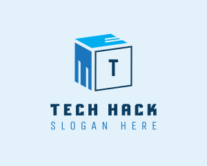 Box Cube Tech Software logo design