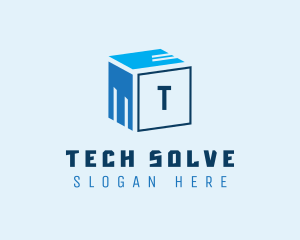 Box Cube Tech Software logo design