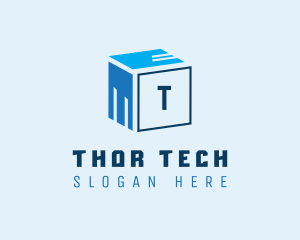 Box Cube Tech Software logo design