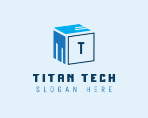 Box Cube Tech Software logo design