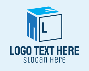 Letter - Box Letter E Letter logo design