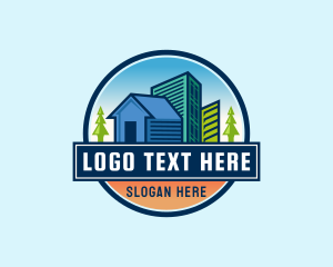 Suburban Real Estate logo design