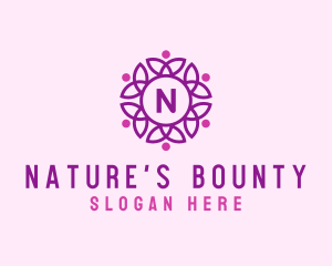 Nature Floral Feminine Cosmetics  logo design