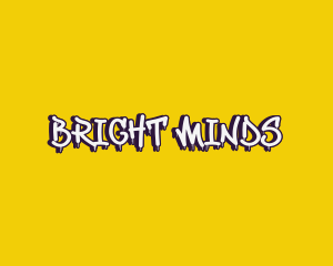 Bright Graffiti Wordmark logo design