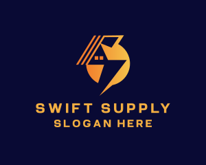 Supply - Residential Lightning Power Supply logo design