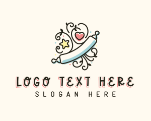 Rolling Pin - Baking Rolling Pin logo design