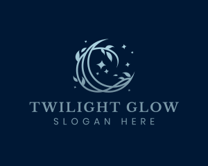 Twilight - Twilight Evening Moon Plant logo design