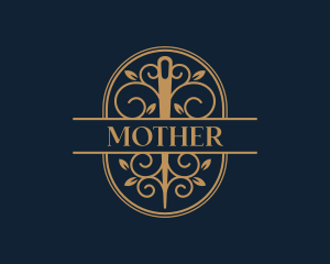 Knitter - Artisan Fashion Dressmaker logo design
