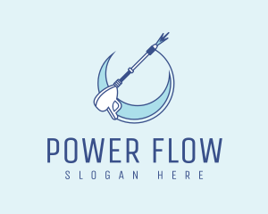 Power Pressure Washing Business logo design