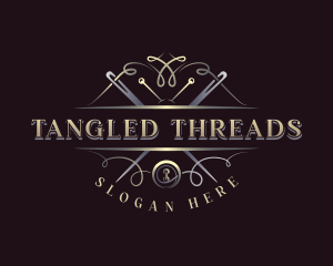 Needle Thread Dressmaker logo design