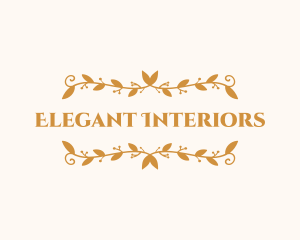 Elegant Event Decoration logo design