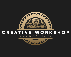 Workshop - Sawmill Wood Workshop logo design