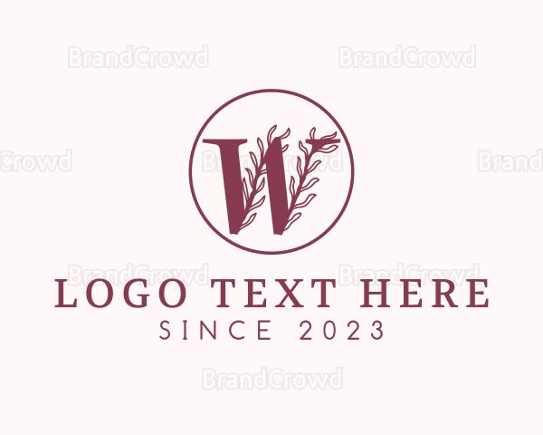 Wellness Letter W Logo