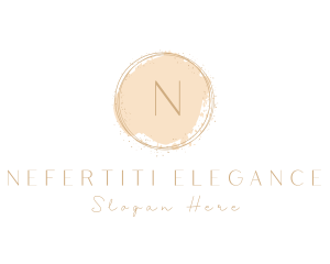 Elegant Brushstroke Circle logo design