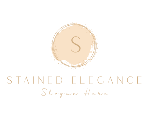 Elegant Brushstroke Circle logo design