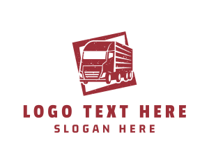 Driver - Truck Forwarding Delivery logo design
