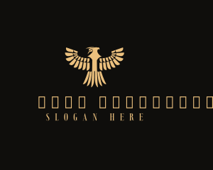 Bird - Golden Eagle Bird logo design