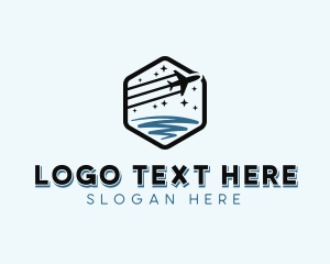 Aviation - Plane Aviation Logistics logo design