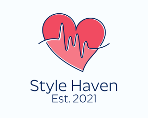 Heartbeat - Cardio Care Clinic logo design