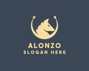 Horse Stallion Equestrian logo design