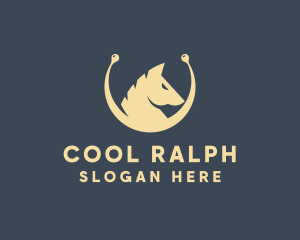 Horse Stallion Equestrian logo design