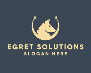 Horse Stallion Equestrian logo design