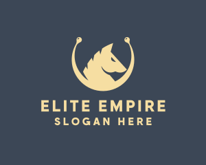 Horse Stallion Equestrian logo design