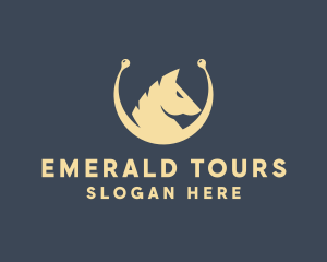 Horse Stallion Equestrian logo design