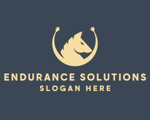 Horse Stallion Equestrian logo design