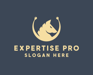 Horse Stallion Equestrian logo design