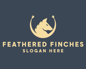 Horse Stallion Equestrian logo design